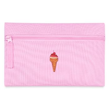 Glacée à la cerise dans une gaufre - Trousse - rose - Devant