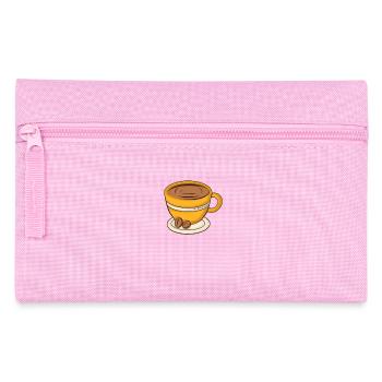 Tasse à café Cappuccino - Trousse - rose - Devant