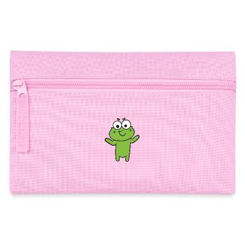 Frog Comic Drawing Funny - Pencil Case - pink - Front
