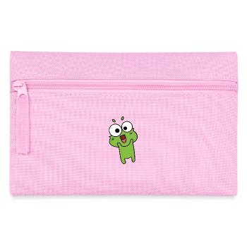 Frog Comic Drawing Funny - Pencil Case - pink - Front