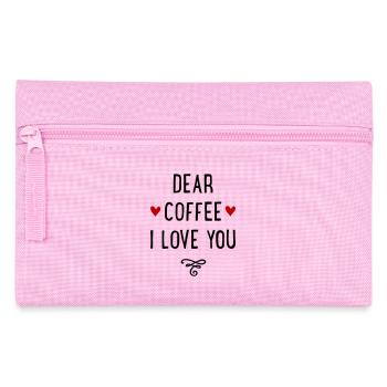 I love coffee - Pencil Case - pink - Front