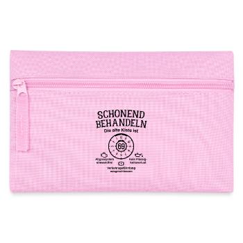 69. Geburtstag Schonend Behandeln Alte Kiste 69 - Federtasche - Rosa - Vorne