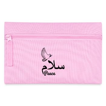 Arab peace with dove peace - Pencil Case - pink - Front