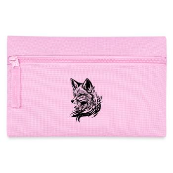 Renard mignon élégant à l’encre de tatouage - Trousse - rose - Devant