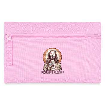 Messiah Jesus Guru Type: Fiction Saying - Pencil Case - pink - Front