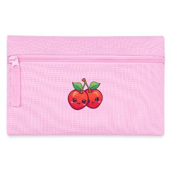 Kawaii cerise - Trousse - rose - Devant