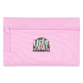 Hola Estudiantes for Spanish Teacher Hola Alumnos - Pencil Case - pink - Front