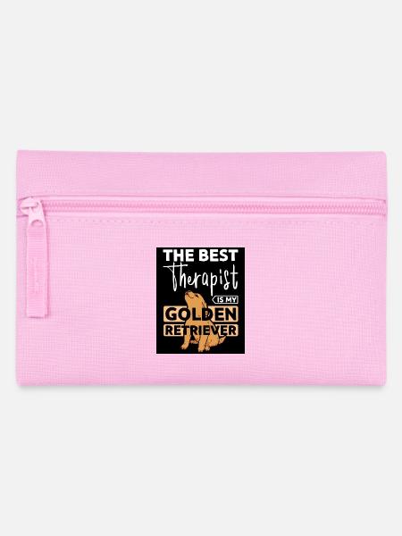 Le meilleur thérapeute est mon golden retriever - Trousse - rose