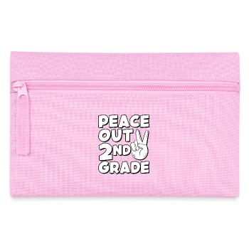 Peace Out 1. Klasse Letzter Schultag - Federtasche - Rosa - Vorne