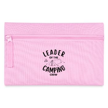 Chef de l’équipe de camping drôle - Trousse - rose - Devant