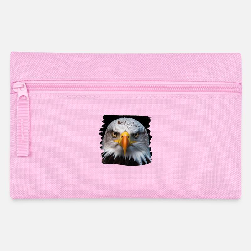 Alder Weißkopfseeadler Vogel SteinAdler - Federtasche - Rosa