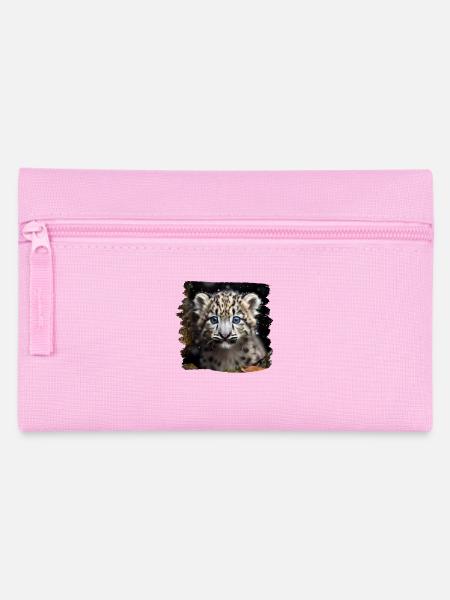 Snow Leopard Snow Leopard - Pencil Case - pink