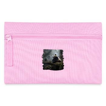 Pandas realistic Panda Großer Panda - Federtasche - Rosa - Vorne