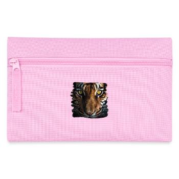 Tiger Illustration realistic Tiger - Federtasche - Rosa - Vorne
