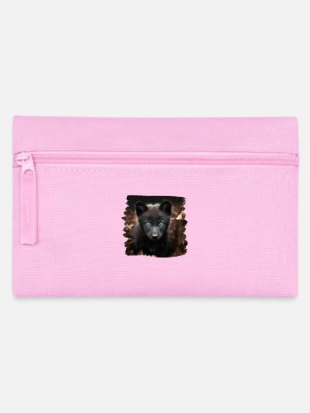 Loups loup réaliste - Trousse - rose