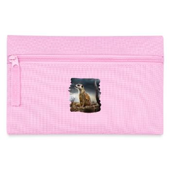 Lemuren Meerkat realistic Lemur - Federtasche - Rosa - Vorne