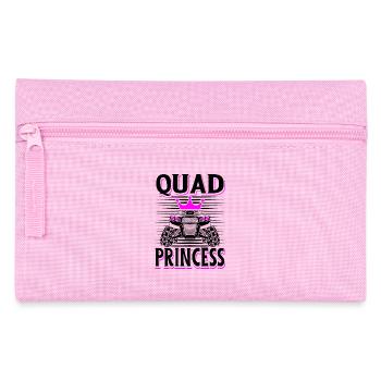 Quad Princess ATV Allrad Quad Fahren Offroad Girl - Federtasche - Rosa - Vorne
