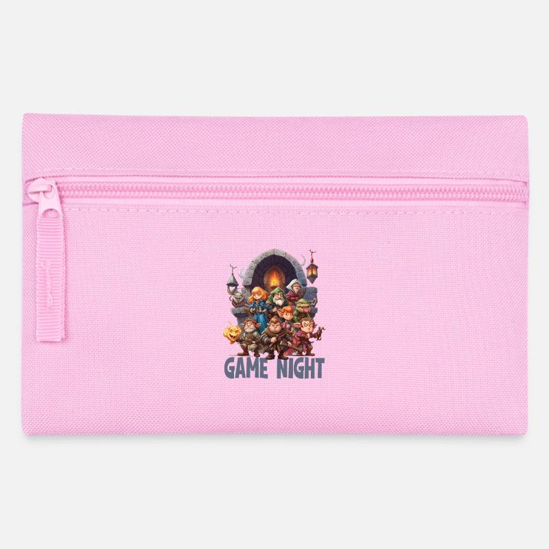Gamenight role-playing group with characters - Pencil Case - pink