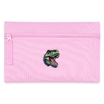 T-Rex Dino Tête - Trousse - rose - Devant