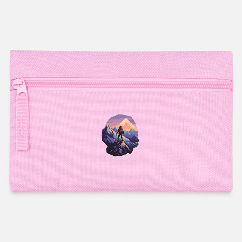 Bergsteigen - Federtasche - Rosa