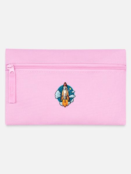 Rakete - Federtasche - Rosa