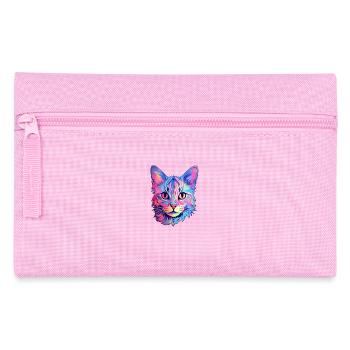 Aesthetic cat - Pencil Case - pink - Front