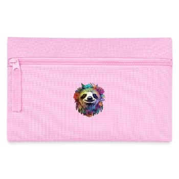 Sloth Aesthetics Flower - Pencil Case - pink - Front