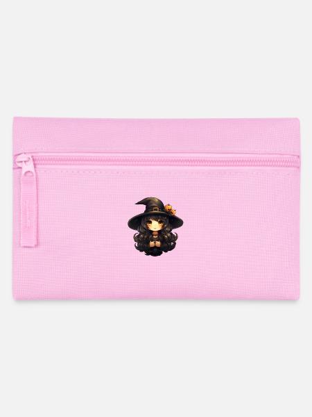 Kawaii Hexe Halloween - Federtasche - Rosa