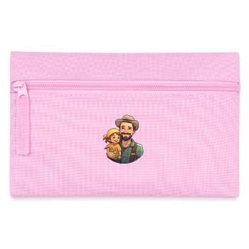 Rahmen Vater & Tochter - Federtasche - Rosa - Vorne