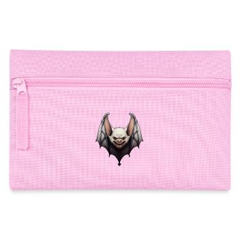 Fledermaus Halloween - Federtasche - Rosa - Vorne
