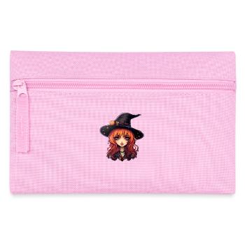 Niedliche Hexe - Federtasche - Rosa - Vorne