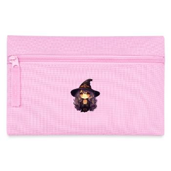 Bande dessinée sorcière d’Halloween - Trousse - rose - Devant