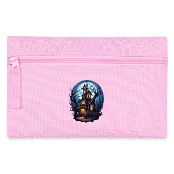 Halloween haunted house - Pencil Case - pink - Front