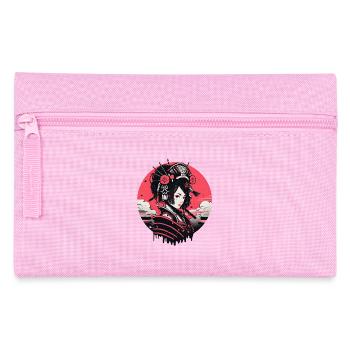 Asiatique Années 80 Japonais Rétro Samouraï Samouraï - Trousse - rose - Devant