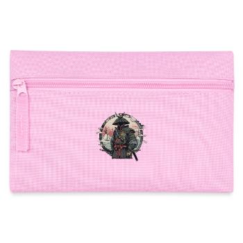 Asia 80s Japanese Retro Samurai Samurai - Pencil Case - pink - Front