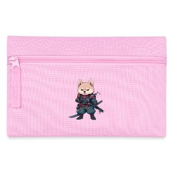 Asia Corki Japanese Samurai Samurai - Pencil Case - pink - Front