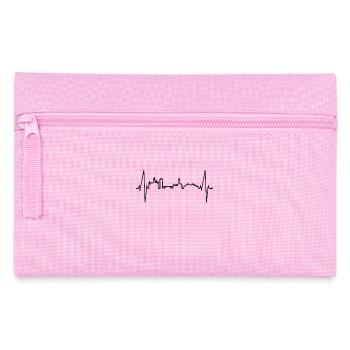 Mayence Skyline Heartbeat Fan Heart Love Mainzer - Trousse - rose - Devant