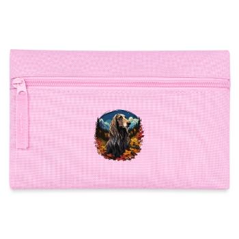 Dog Afghan Hound - Pencil Case - pink - Front