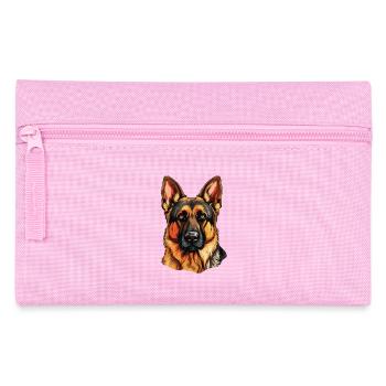 Dog Shepherd - Pencil Case - pink - Front