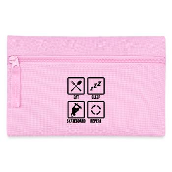 Skateboarding Routine - Federtasche - Rosa - Vorne