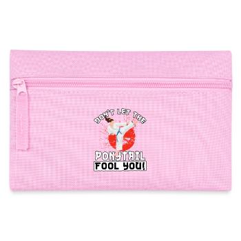 Ne vous laissez pas tromper par la queue de cheval - Trousse - rose - Devant