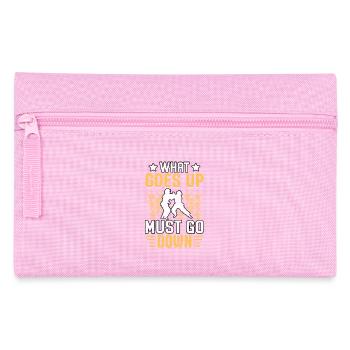 What goes up must go down - Pencil Case - pink - Front