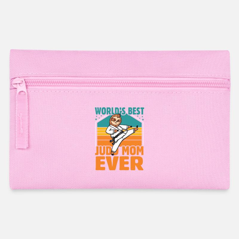 World's Judo Mom ever - Pencil Case - pink