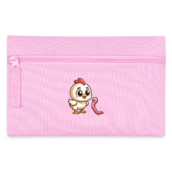Chicken EarthEarthearthworm - Pencil Case - pink - Front