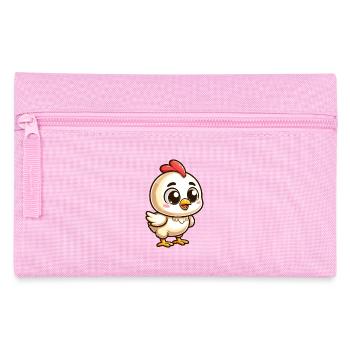 Chicken Cute Cartoonish - Pencil Case - pink - Front