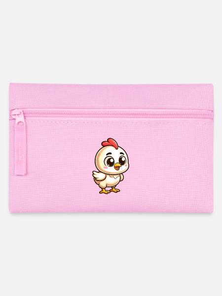 Huhn niedlich cartoonish - Federtasche - Rosa