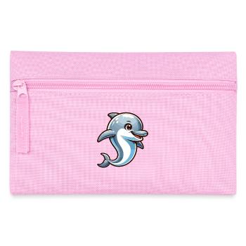 Dolphin Kawaii - Pencil Case - pink - Front