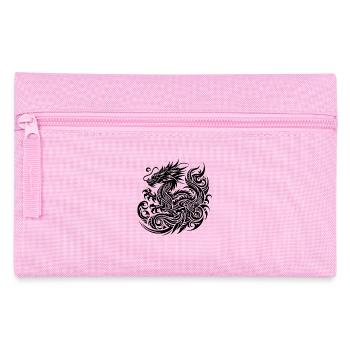 Dragon Tribal Tattoo Artistic Design - Pencil Case - pink - Front