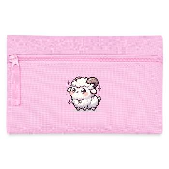 Entzückender Kawaii Steinbock Sternzeichen Geburtstag - Federtasche - Rosa - Vorne