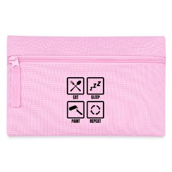 Maler Motivation - Federtasche - Rosa - Vorne